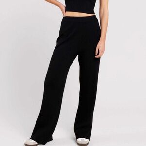 NWT Nuuds ribbed sweater wide leg pants